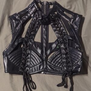 Club Exx Rude Awakening Top - Dolls Kill - Size Small - Black